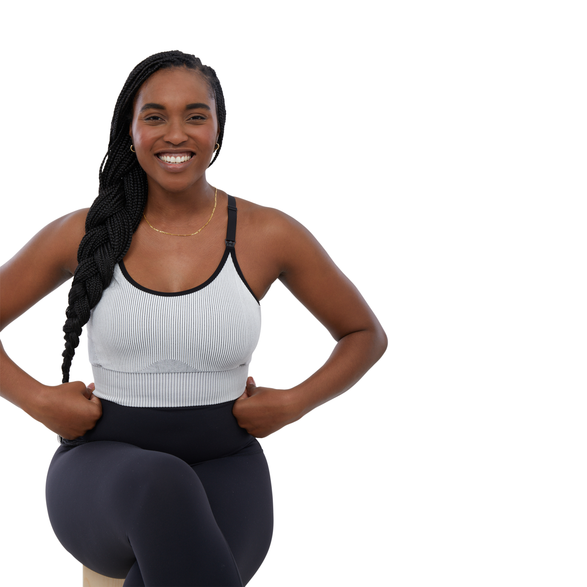 Ingrid and Isabel Seamless Nursing Sports Bra.