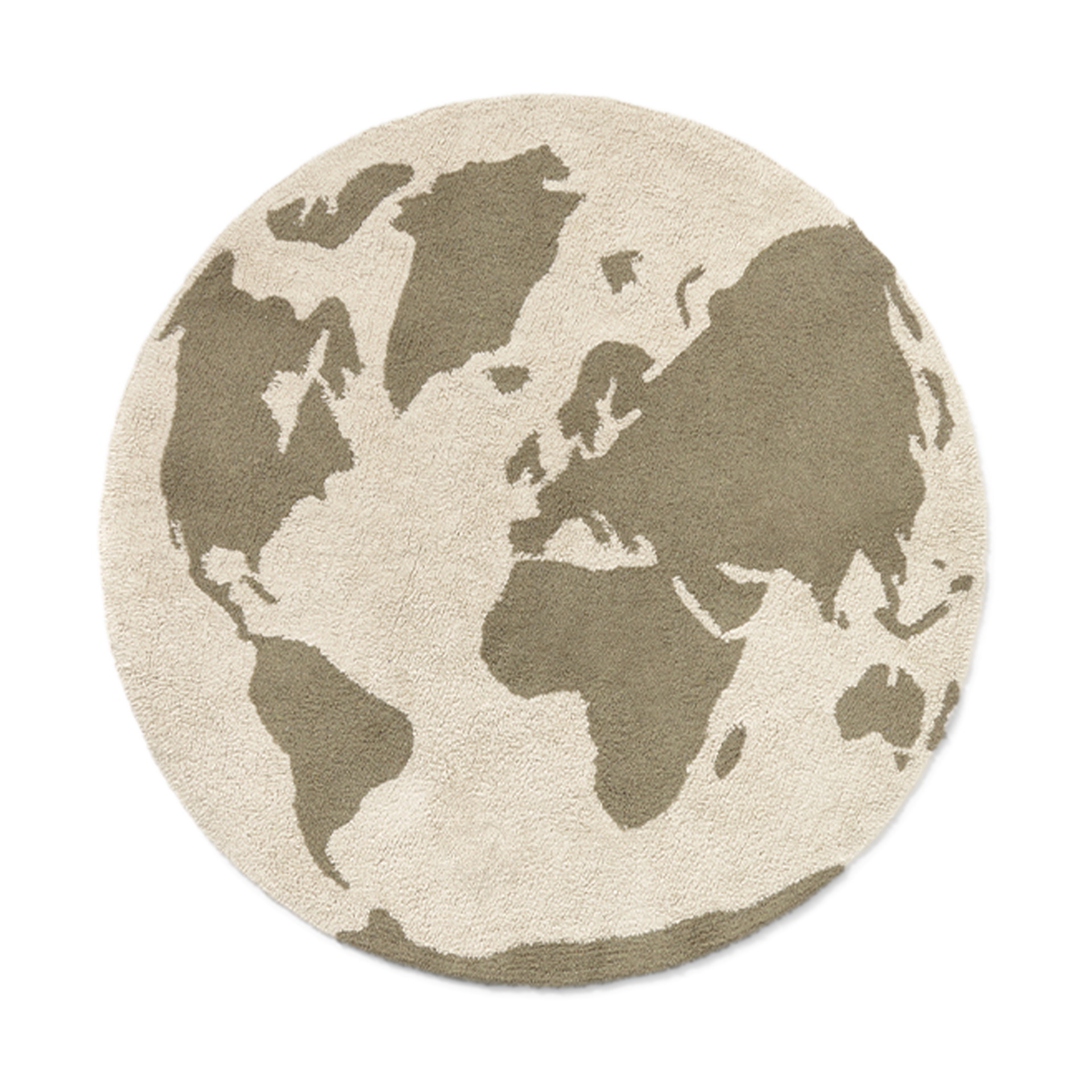 Lorena Canals World Map RugCycled Washable Rug.