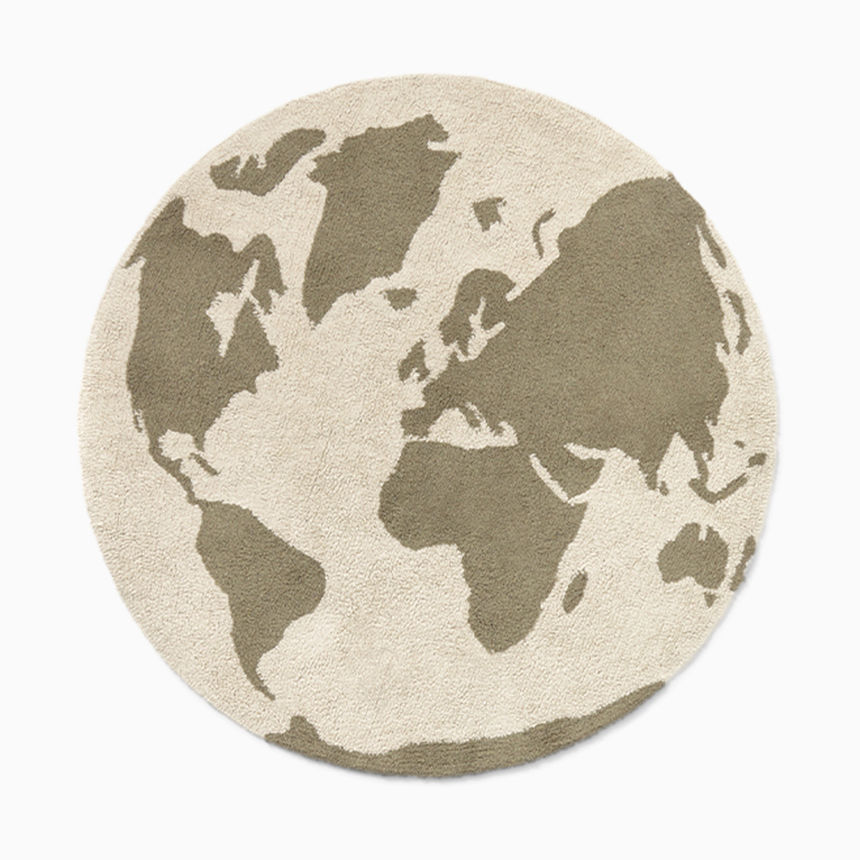 Lorena Canals World Map RugCycled Washable Rug.