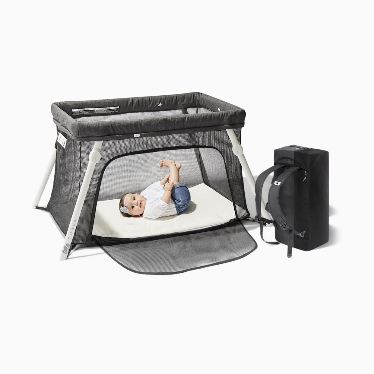 Guava Family Lotus Travel Crib & Play Yard.