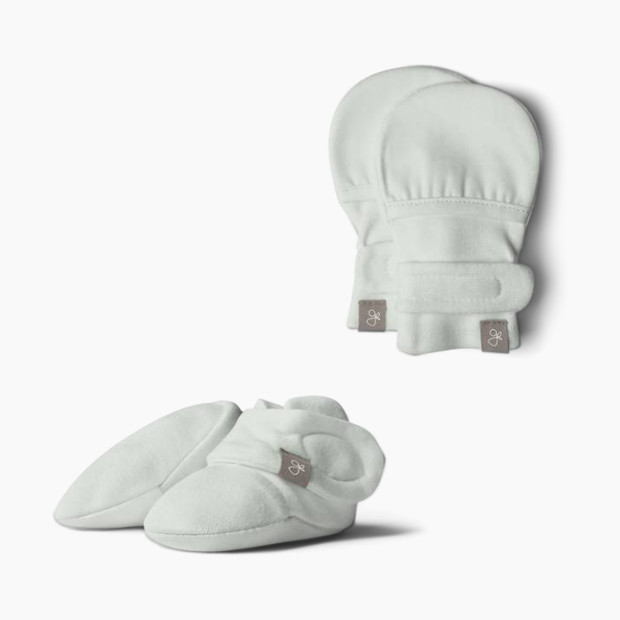 Goumi Kids Stay on Baby Mitts + Boots Bundle - Succulent, 0-3 Months.