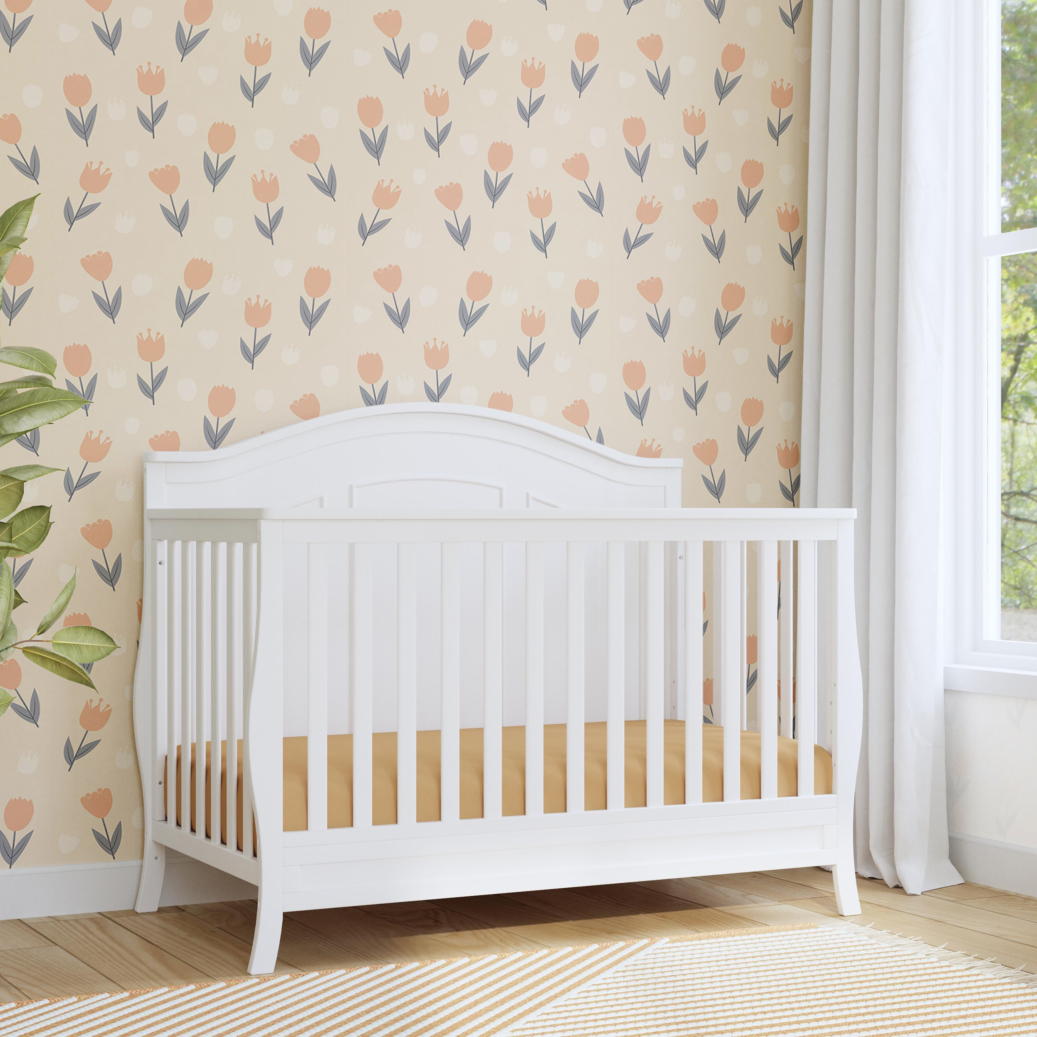 DaVinci Emmett 4in1 Convertible Crib White Babylist Shop