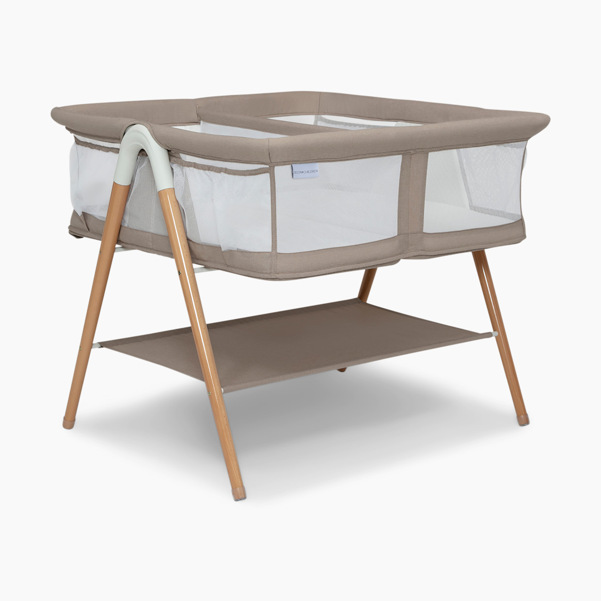 Delta Children Bondi Beechwood Twin Bassinet.