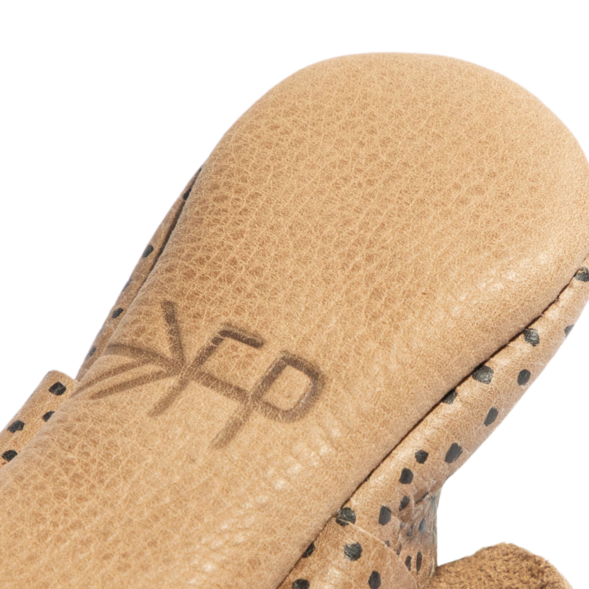 Freshly Picked Knotted Bow Moccasins - Almond Speckles, 1.