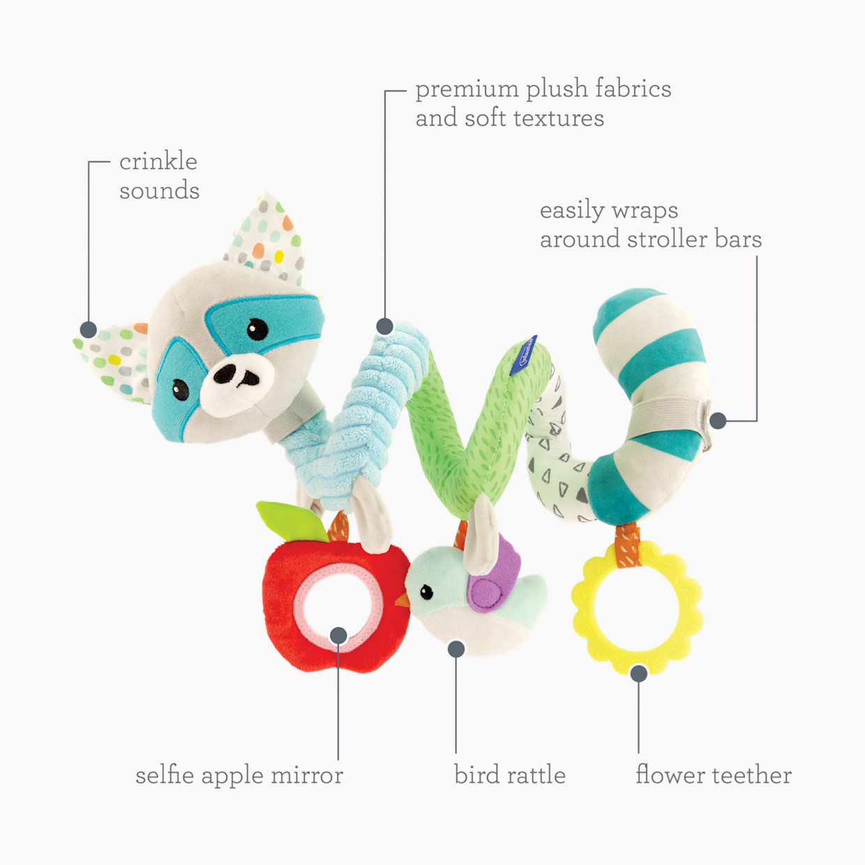 Infantino WWO Spiral Stroller Toy.