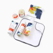 Esembly Skincare Kit, Baby Arrival Gift Set with Organic Diaper Creams, Reusable Organic Cotton Wipes and Wipe Cleanser with Foamer - Mama and Baby Essentials for Cloth Diapering