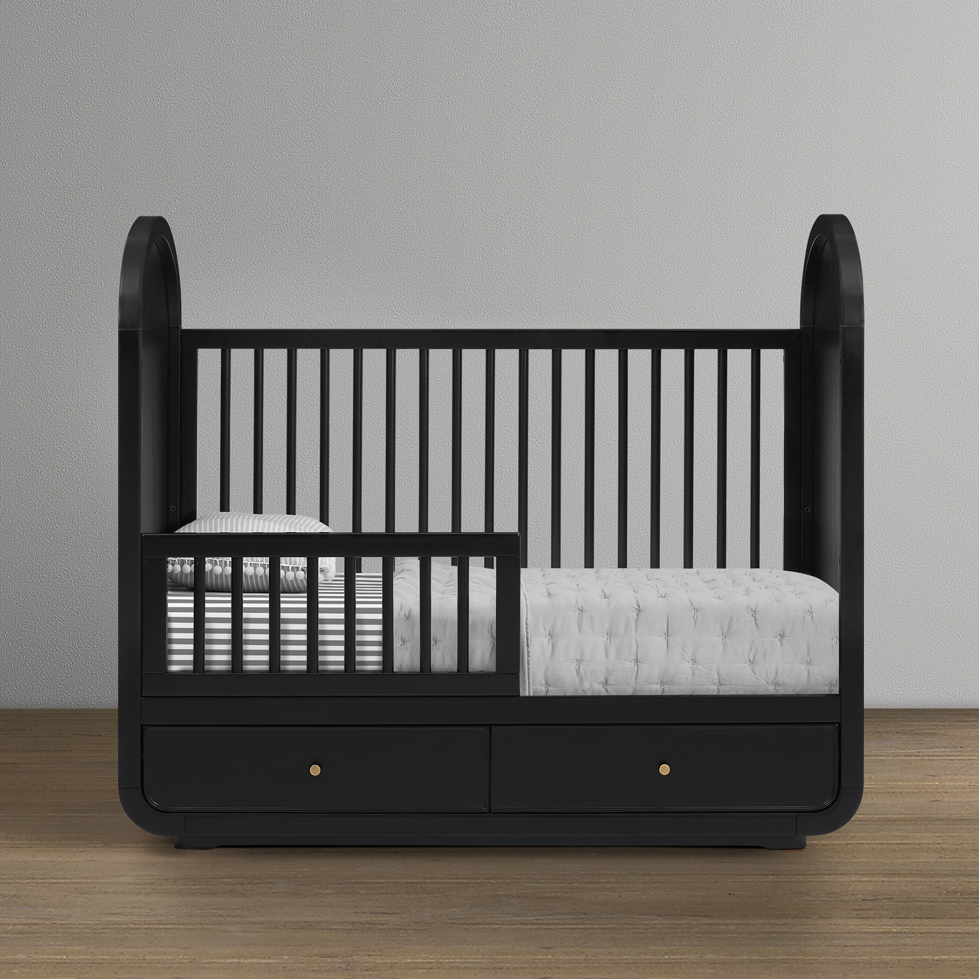 Bellini Aspen Toddler Guardrail - Black.
