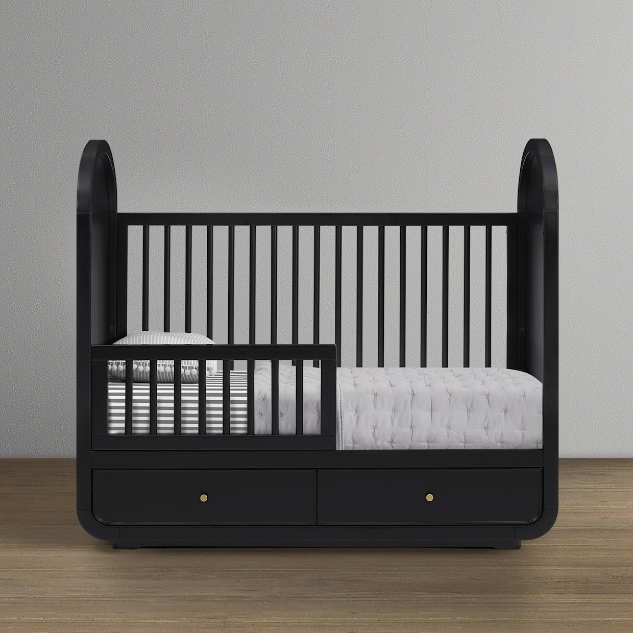 Bellini Aspen Toddler Guardrail - Black.