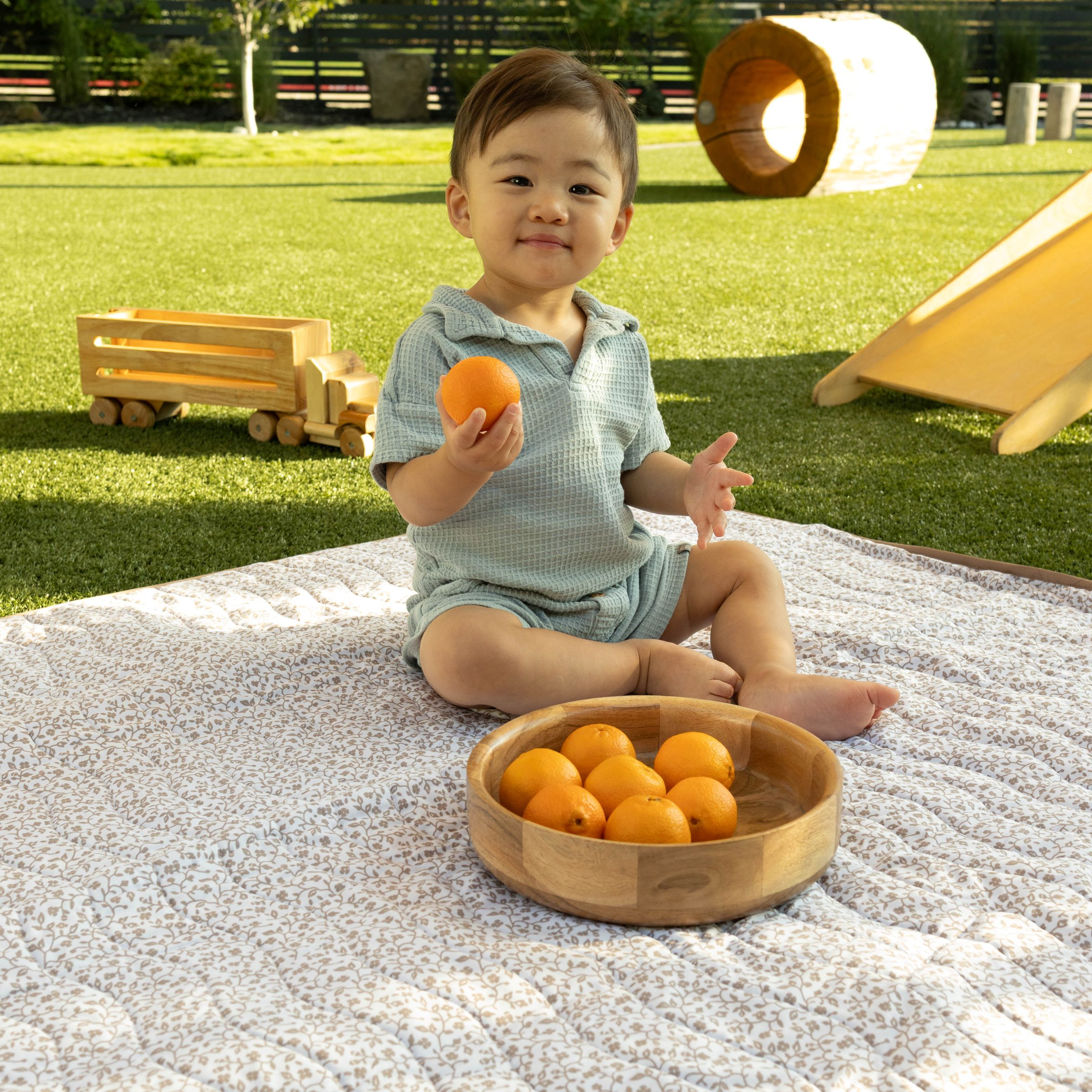 Toddlekind Wander Classic Indoor/Outdoor Portable Playmats - Earthen.