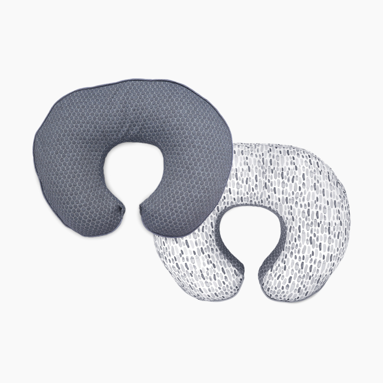 Boppy Luxe Support Nursing Pillow - Gray Brushstroke Pennydot.