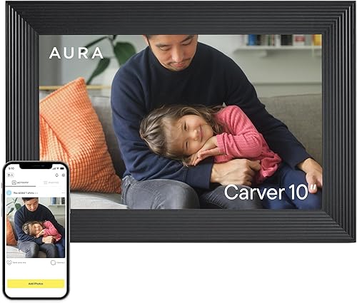 Aura  Carver HD WiFi Digital Picture Frame.