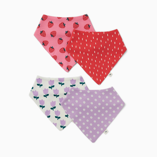 Small Story Organic Cotton Bandana Bib (4 Pack).