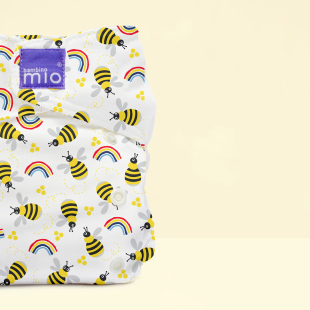 Bambino Mio Miosolo All-In-One Cloth Diaper - Honeybee Hive.