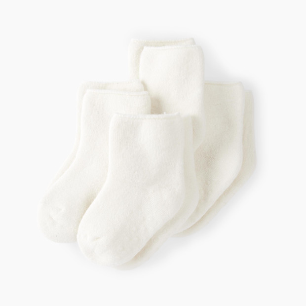 Carter's Little Planet No-Slip Socks (4 Pack) - Cream, 0-3 Months.