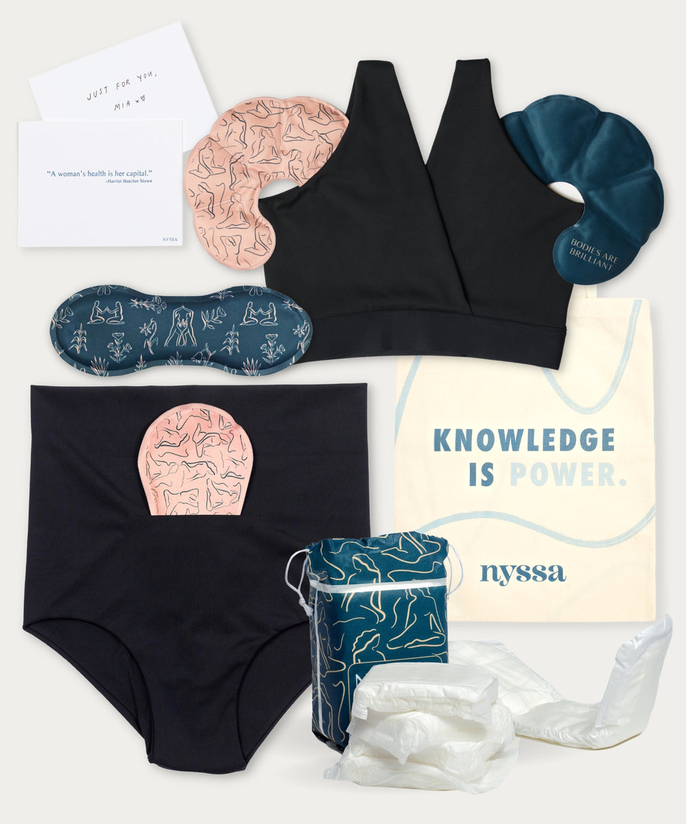 Nyssa 6-Piece Deluxe Postpartum Recovery Set - $131.00.