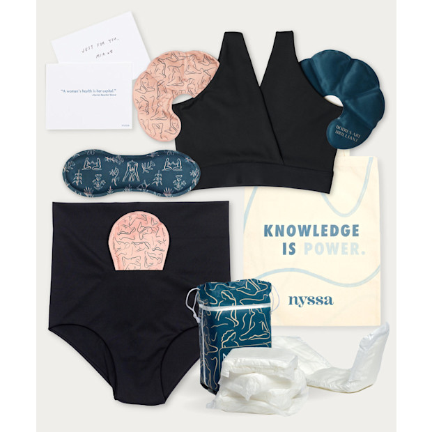 Nyssa 6-Piece Deluxe Postpartum Recovery Set - $131.00.