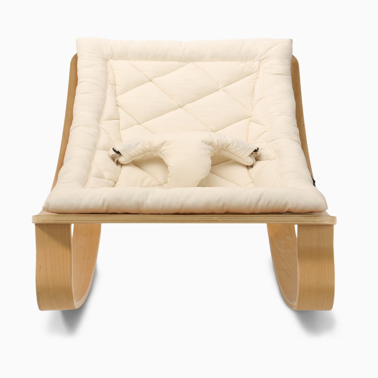 Charlie Crane LEVO Baby Rocker - Organic Milk, Beech.