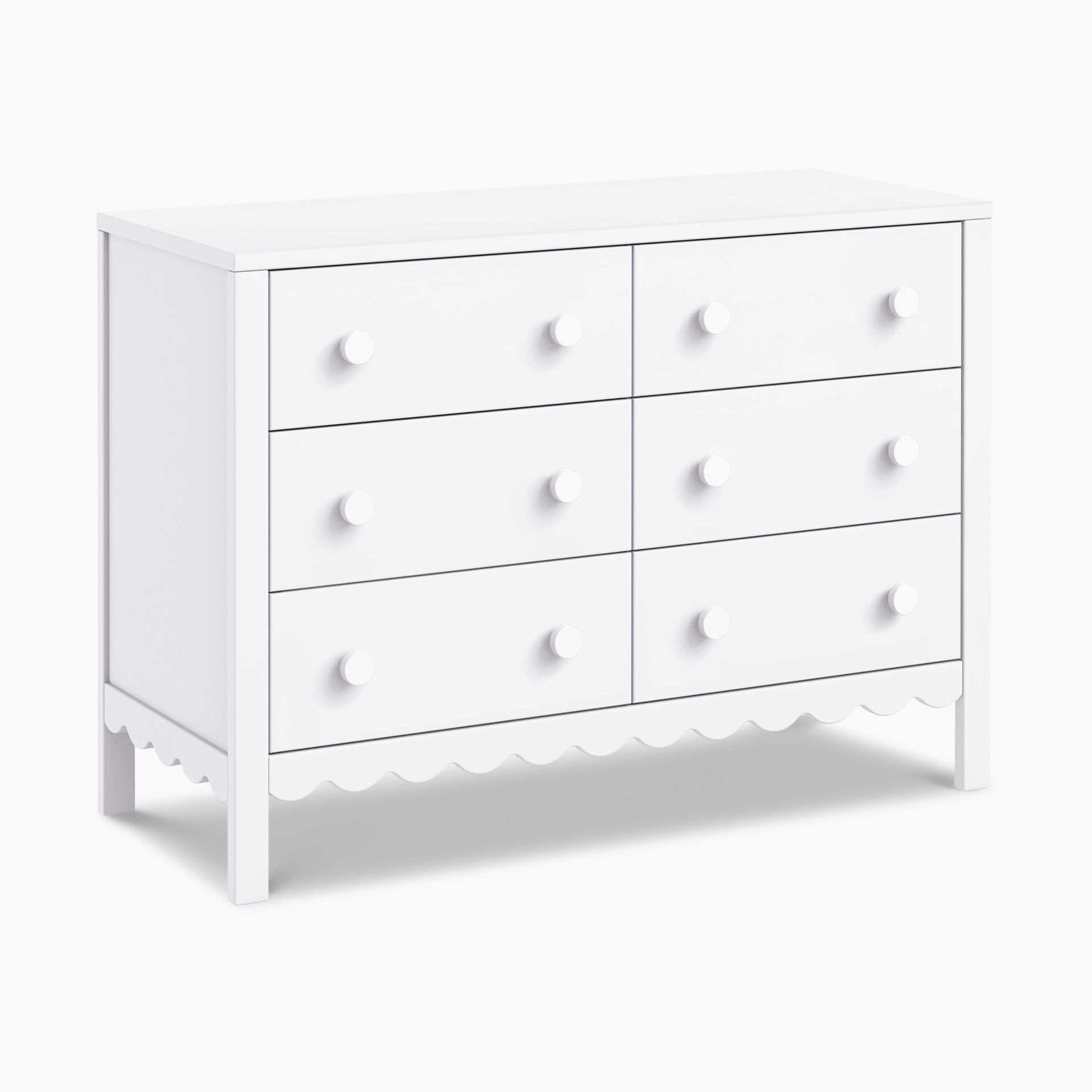 daVinci Sammy Scallop 6-Drawer Dresser - Powder Blue | Babylist Shop