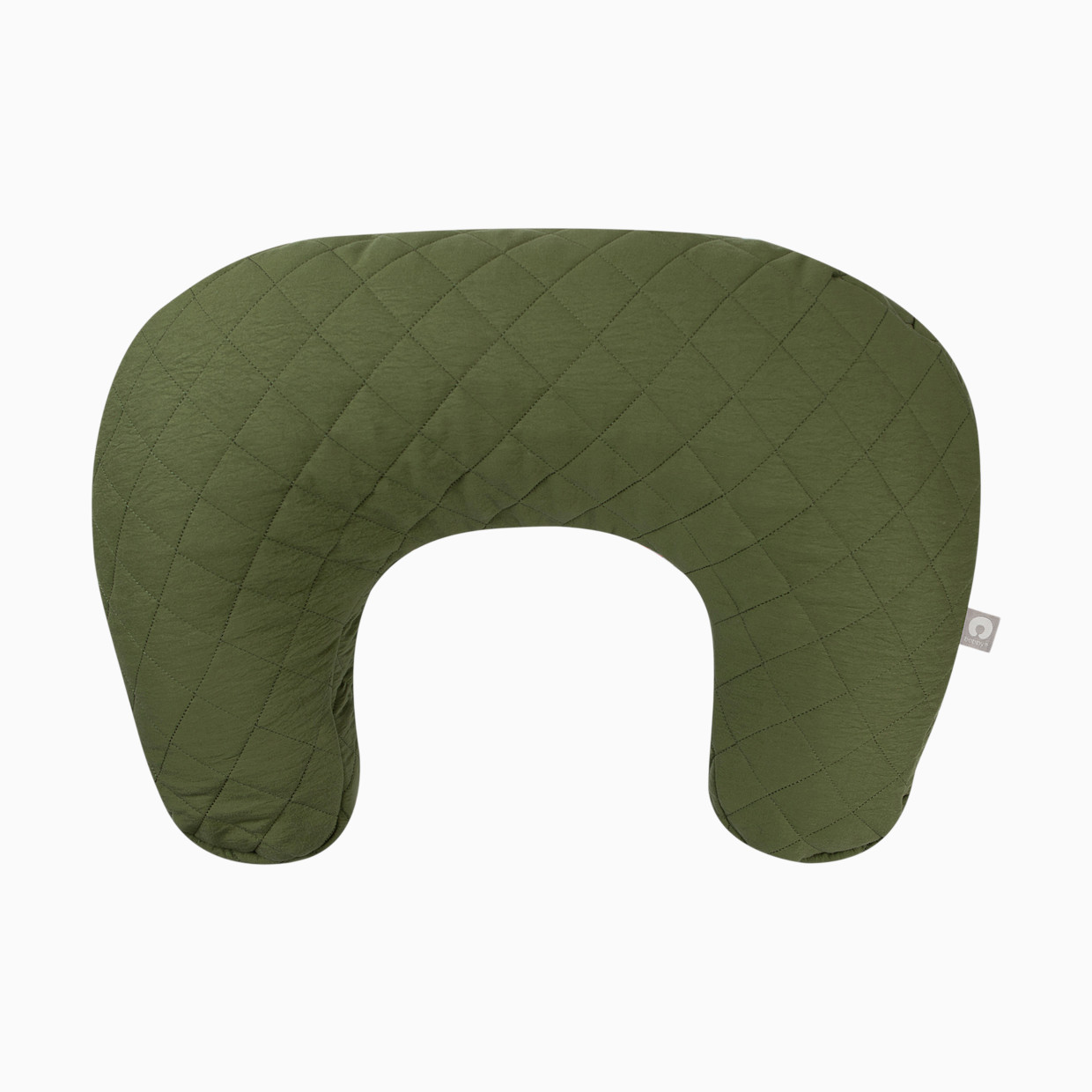 Boppy New Nursing Pillow with Luxe Fabric Cover - Moss Quilt.