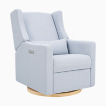 Thumbnail of Performance Blue Chambray Eco-Twill With Light Wood Base