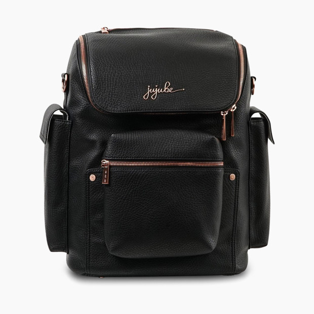 Ju-Ju-Be Forever Backpack - Black With Rose Gold Hardware.