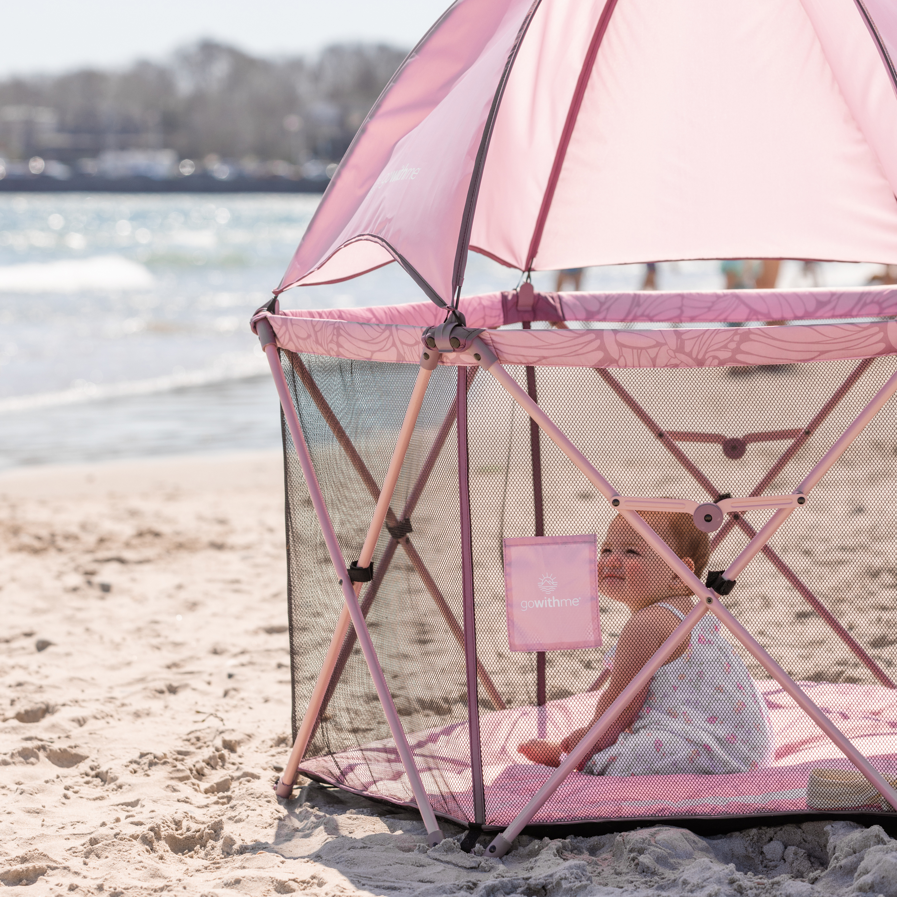 Baby Delight Go With Me Eclipse Deluxe Portable Playard Canyon Rose