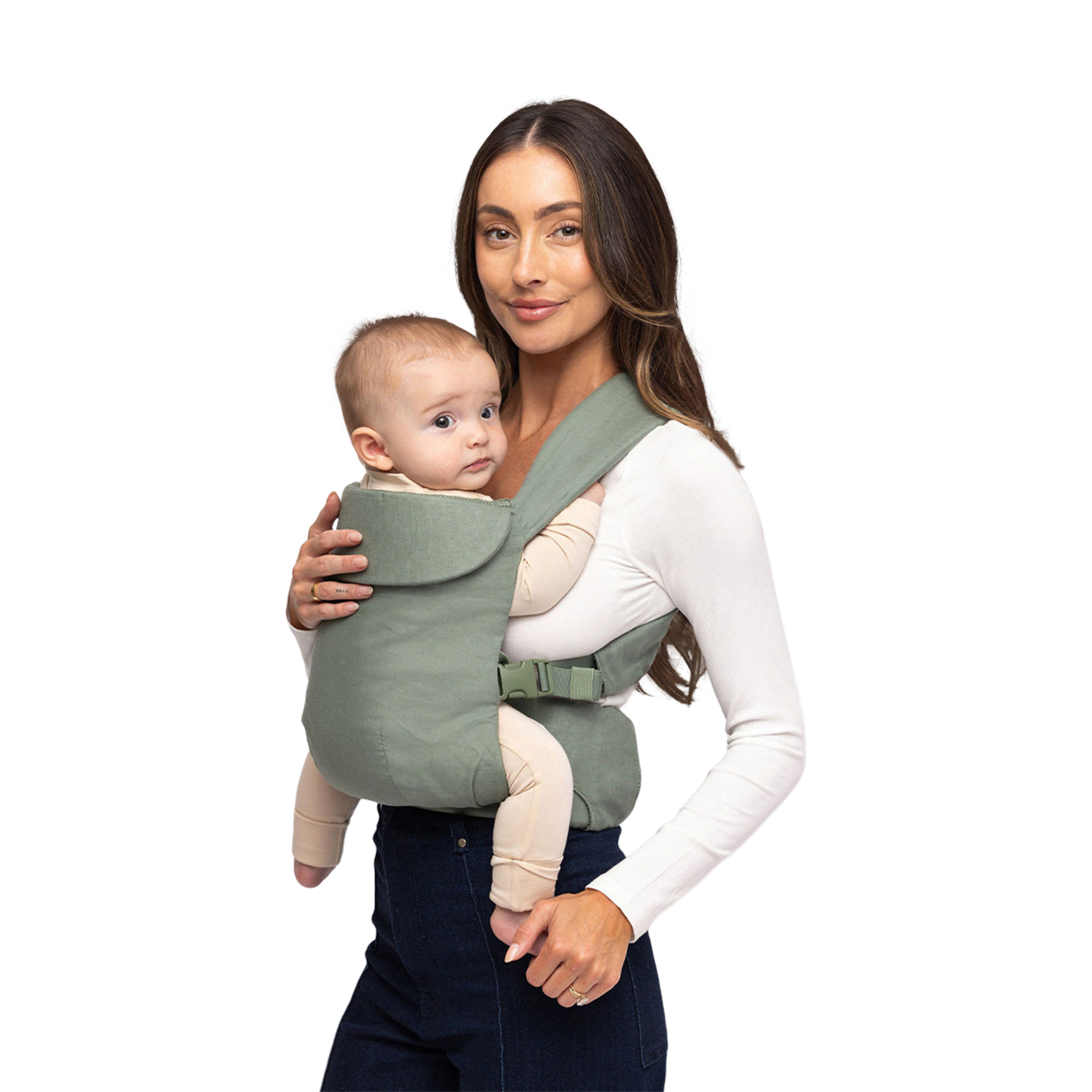 WildBird - Aerial Buckle Carrier - 2-24 Months - Standard (XS-XL) Acadian - Front or Back Carry - Cross Straps, Lumbar Support, Headrest - Hip Healthy - Baby Carrier - Baby Essentials - New Mom Gifts