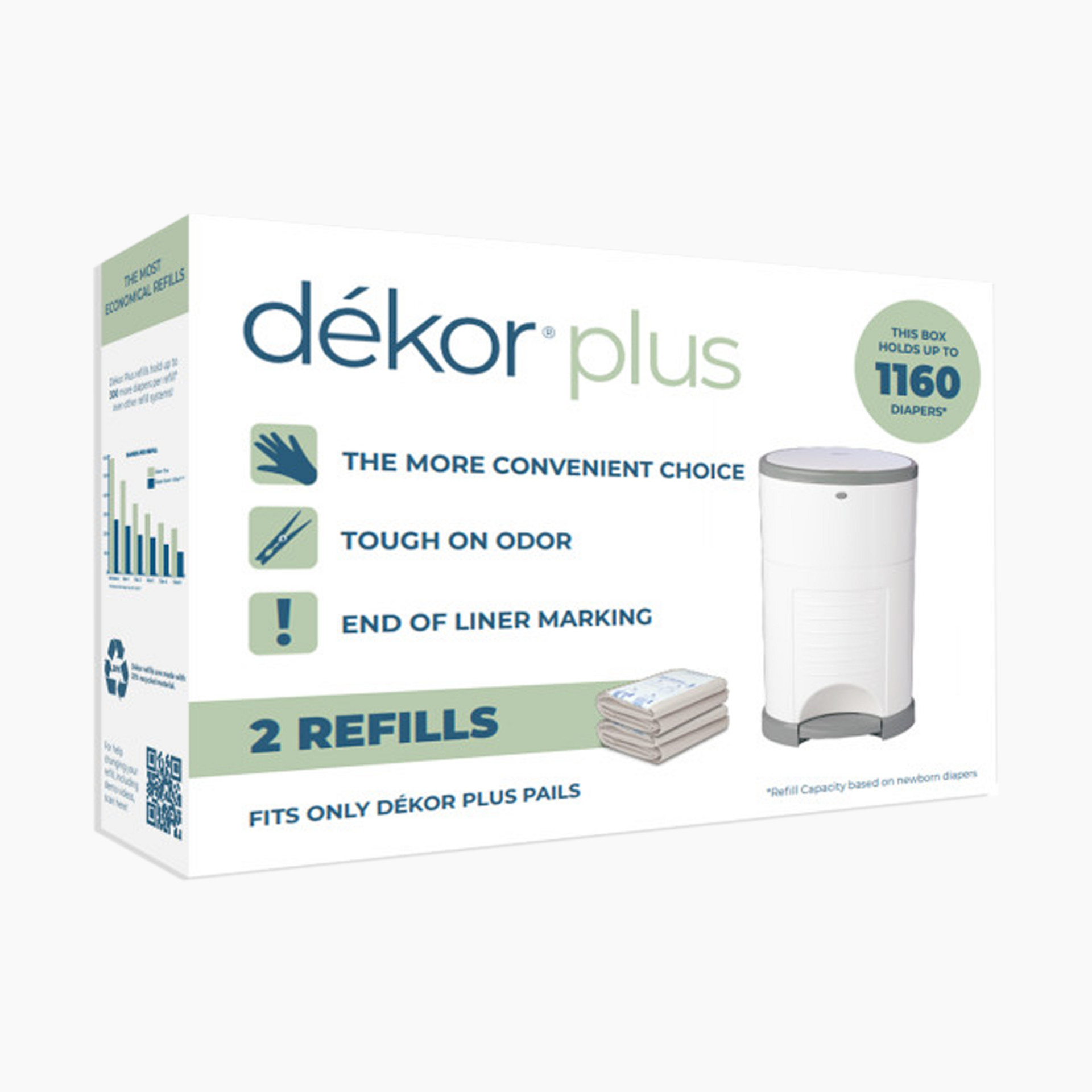 dekor diaper pail refill