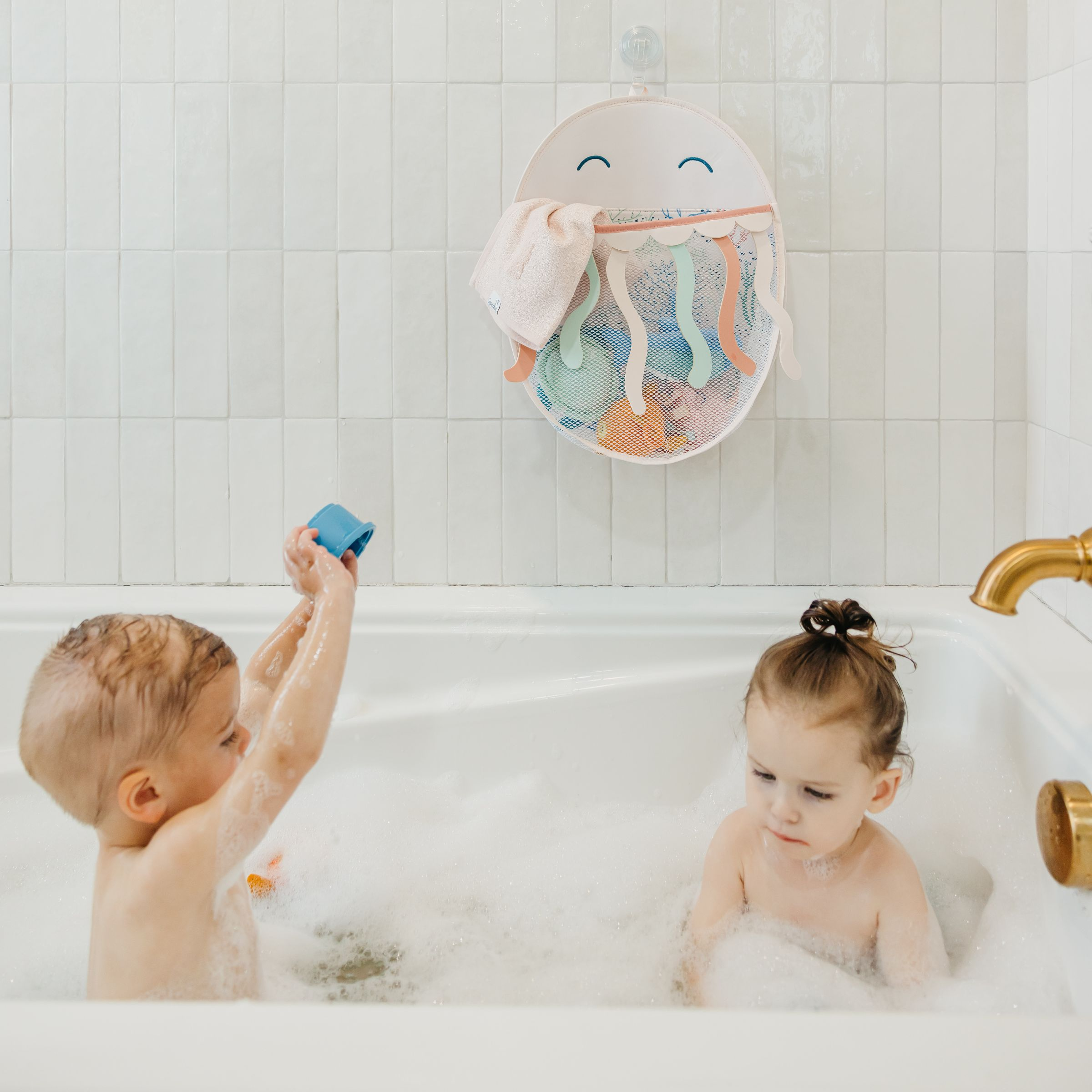 Copper Pearl Bath Toy Organizer - Cora.