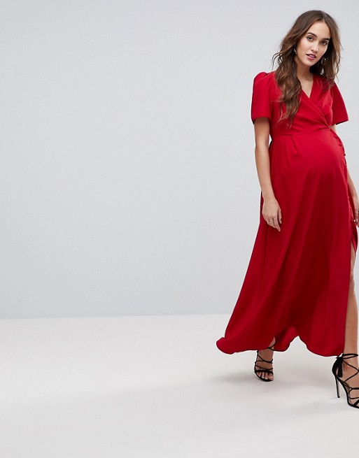 asos maternity gown