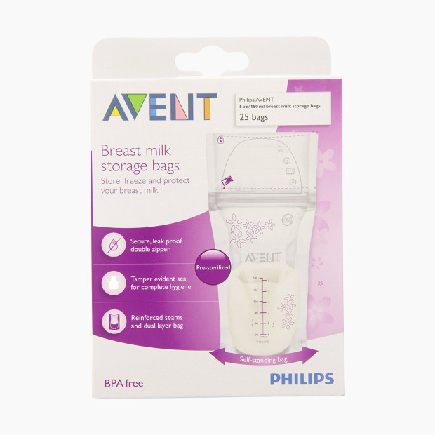 Philips Avent Breast Milk Storage Bags - 6 Oz, 25.