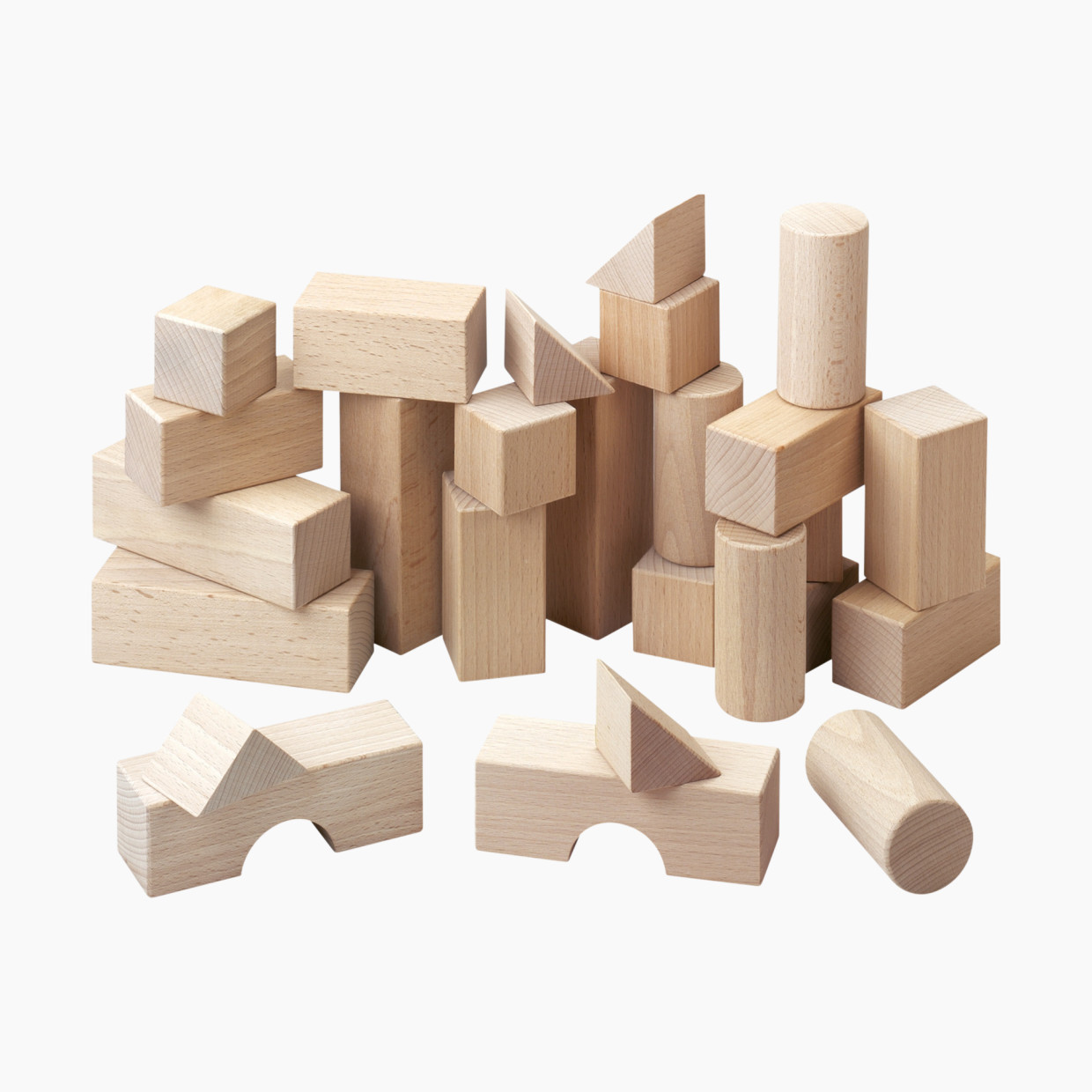 HABA 26 Piece Wooden Blocks Starter Set.