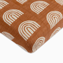 Babyletto Mini Crib Sheet in GOTS Certified Organic Muslin Cotton