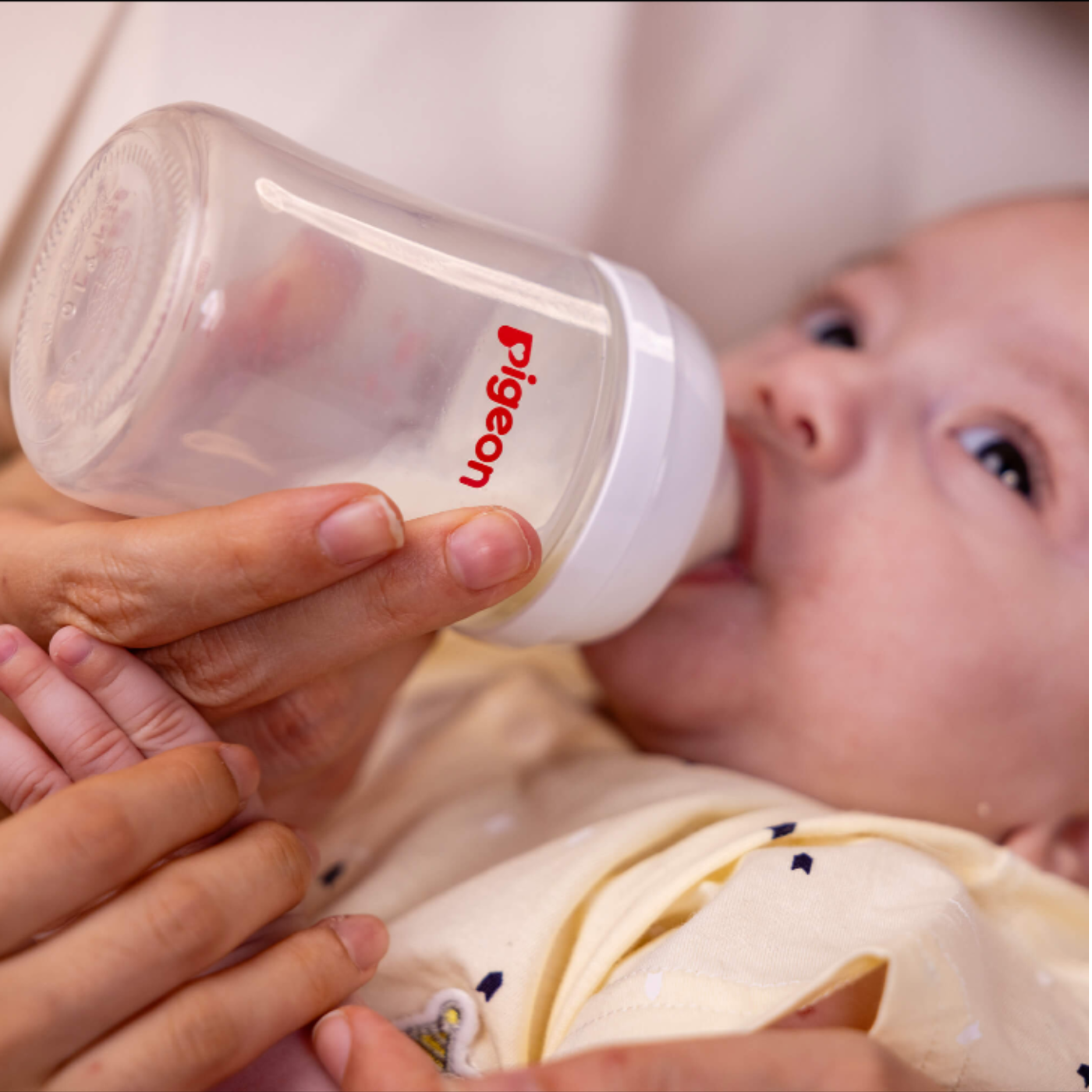 Pigeon Glass Anti-Colic Nursing Bottle Wide Neck.