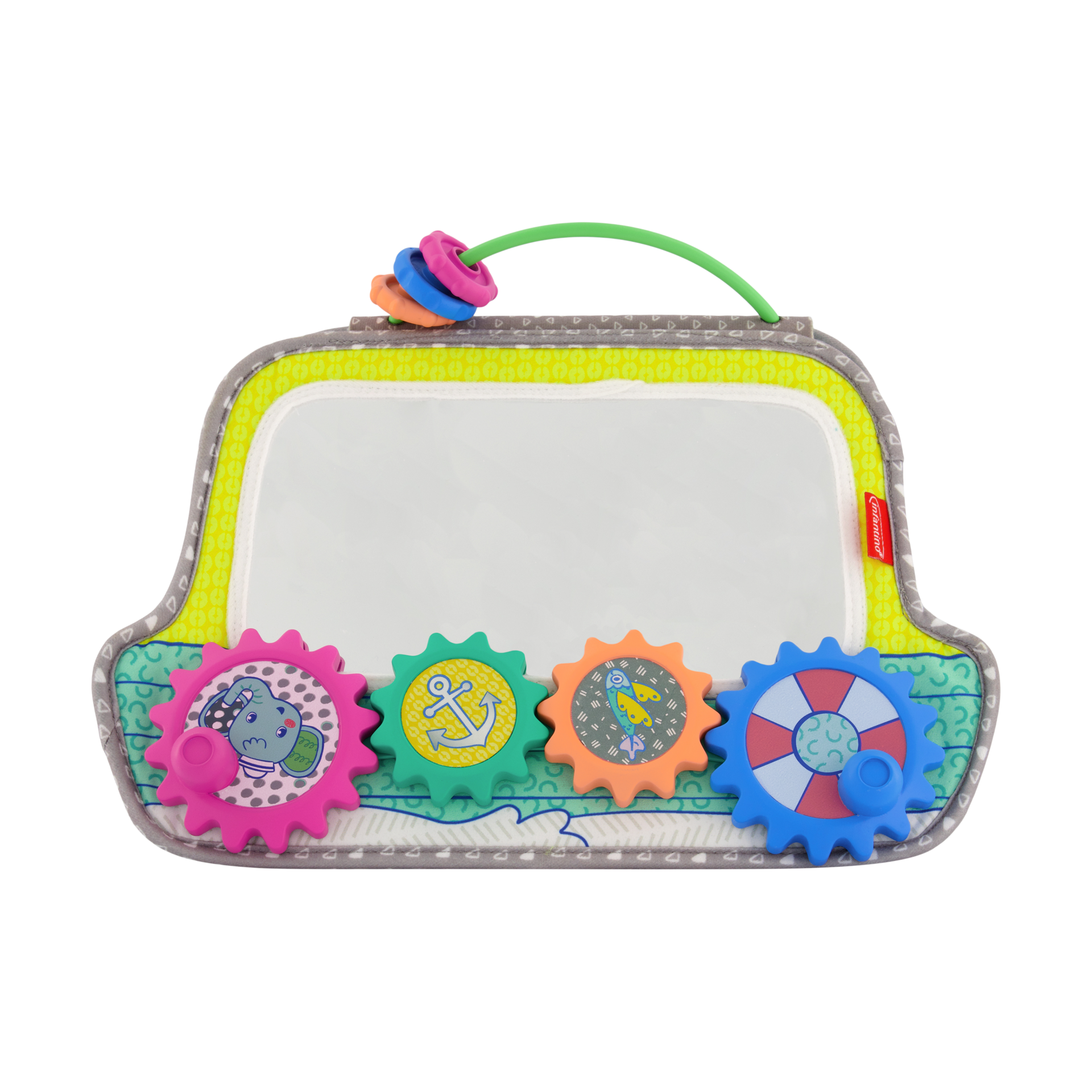 Infantino Busy Board Mirror & Sensory Discovery Toy.