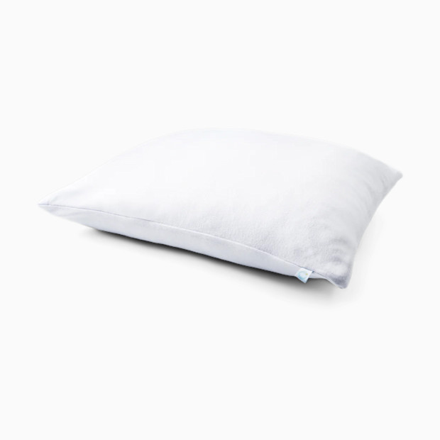 Dreamland Baby Co. Dream Toddler Pillow with Bamboo Pillowcase - White.