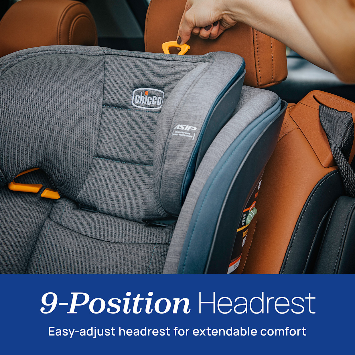 Chicco MyFit ClearTex Harness + Booster Car Seat - Obsidian.