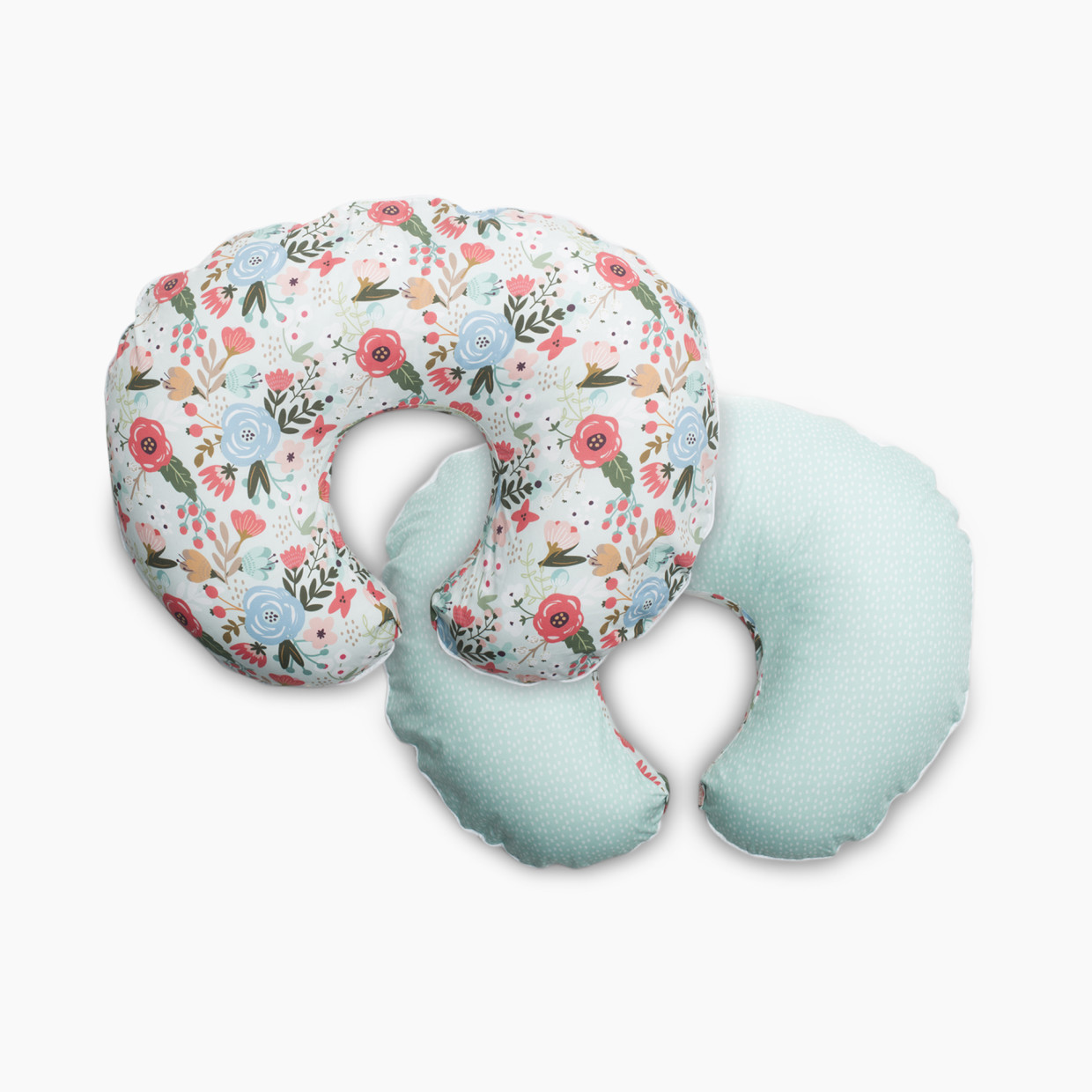 Boppy Premium Nursing Support Pillow Cover - Mint Floral.