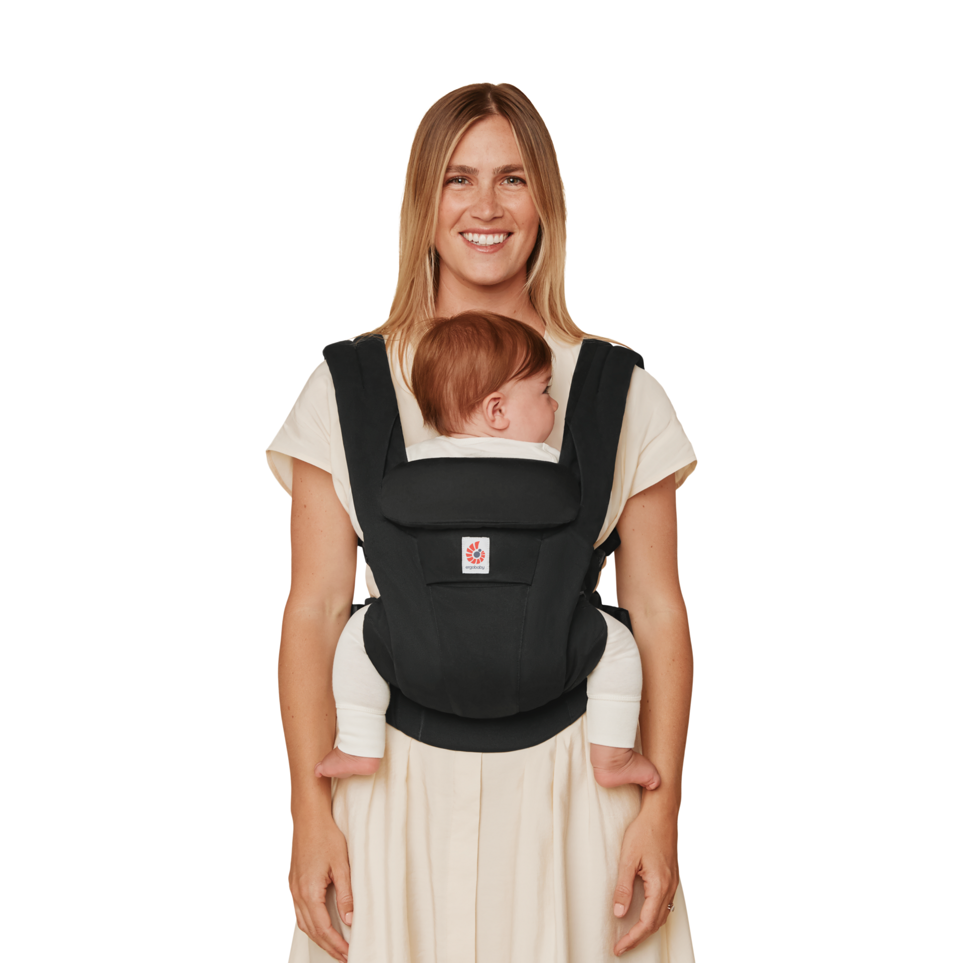 Ergobaby Omni Deluxe Carrier - Onyx Black Cotton.