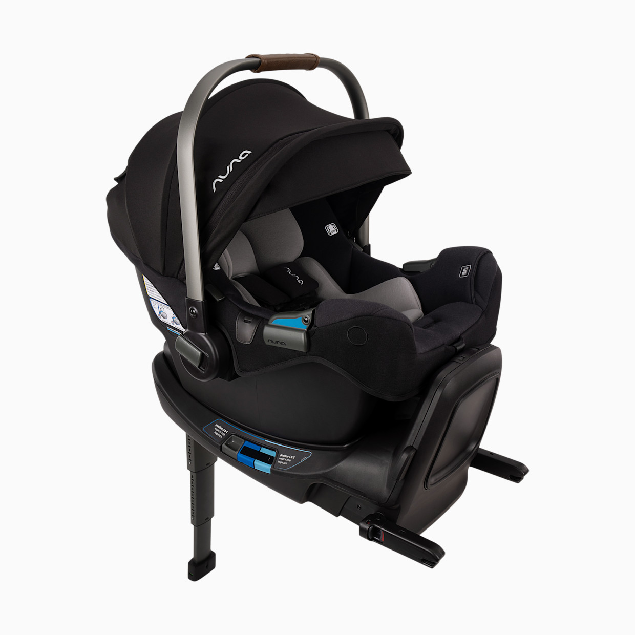Nuna PIPA rx Infant Car Seat with RELX Base - Caviar.