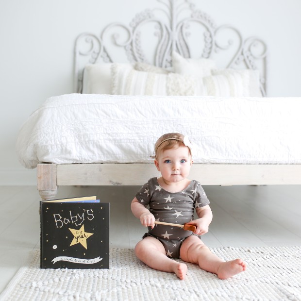 Lucy Darling Baby's First Year Memory Book - Golden Stargazer.