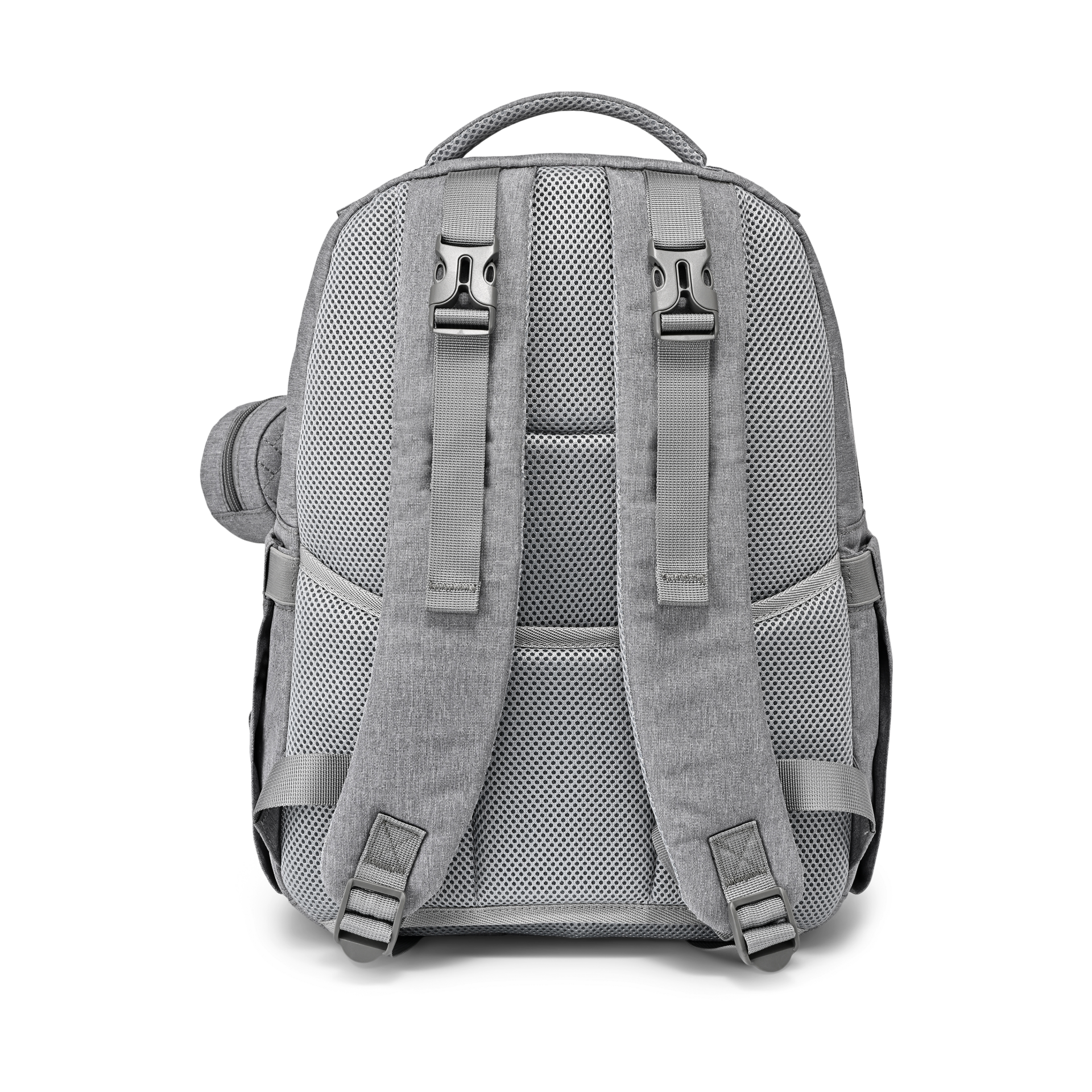 Babbleroo Travel Diaper Bag Backpack - Light Grey.