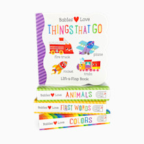 4 Pack Babies Love Learning Lift-a-Flap Boxed Set: First Words, Animals, Colors, and Things That Go (Chunky Lift a Flap)