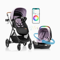 Shyft Intuiti+ Travel System featuring Revolve180 LiteMax™ NXT Rotating Infant Car Seat with SensorySoothe