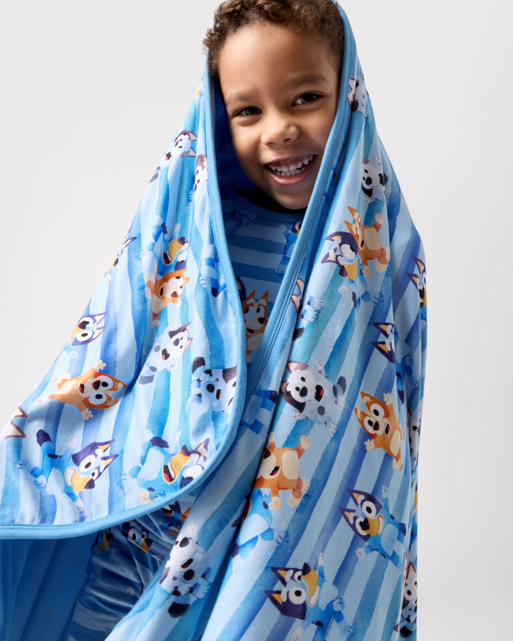 Little Sleepies Bluey Dance All Day Large Cloud Blanket.
