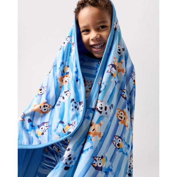 Little Sleepies Bluey Dance All Day Large Cloud Blanket.