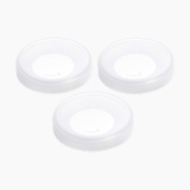 Boon Nursh Breast Milk Storage Lids - Made for Boon Nursh Bottles - Lids for Formula Travel Container - Breastfeeding Essentials and Baby Feeding Supplies - 3 Count