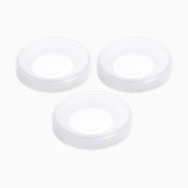 Boon Nursh Breast Milk Storage Lids - Made for Boon Nursh Bottles - Lids for Formula Travel Container - Breastfeeding Essentials and Baby Feeding Supplies - 3 Count