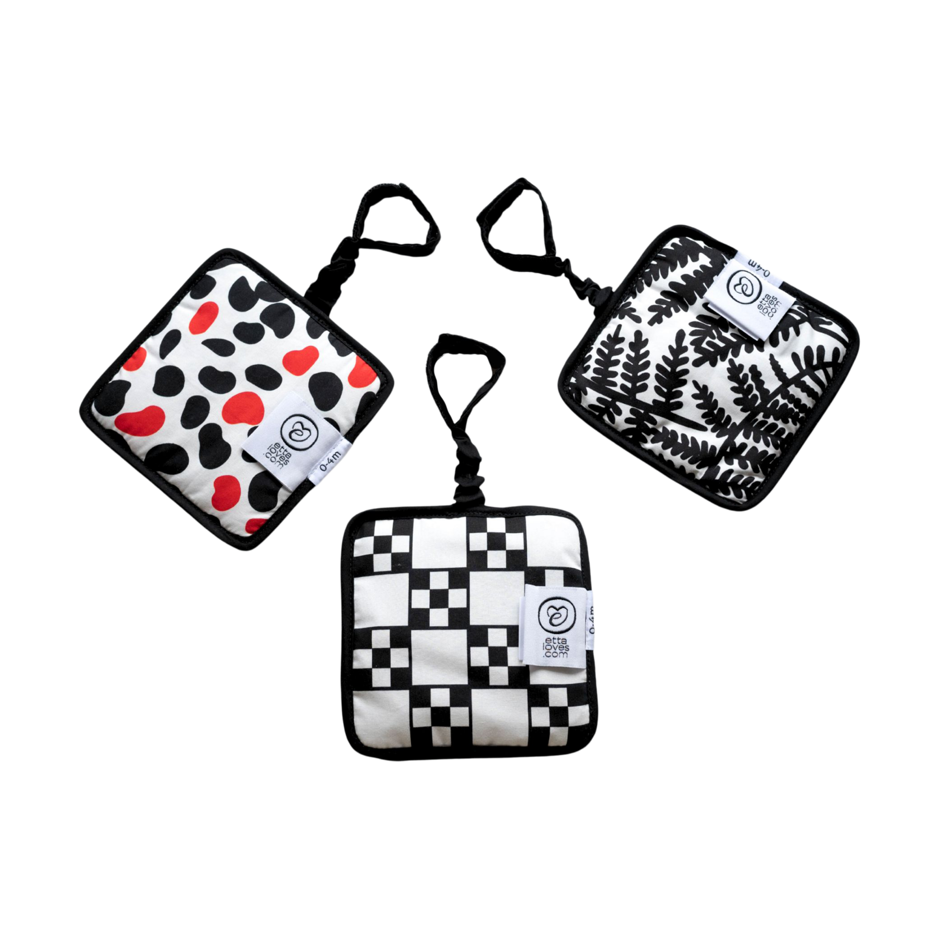 Etta Loves Sensory Hanging Squares.