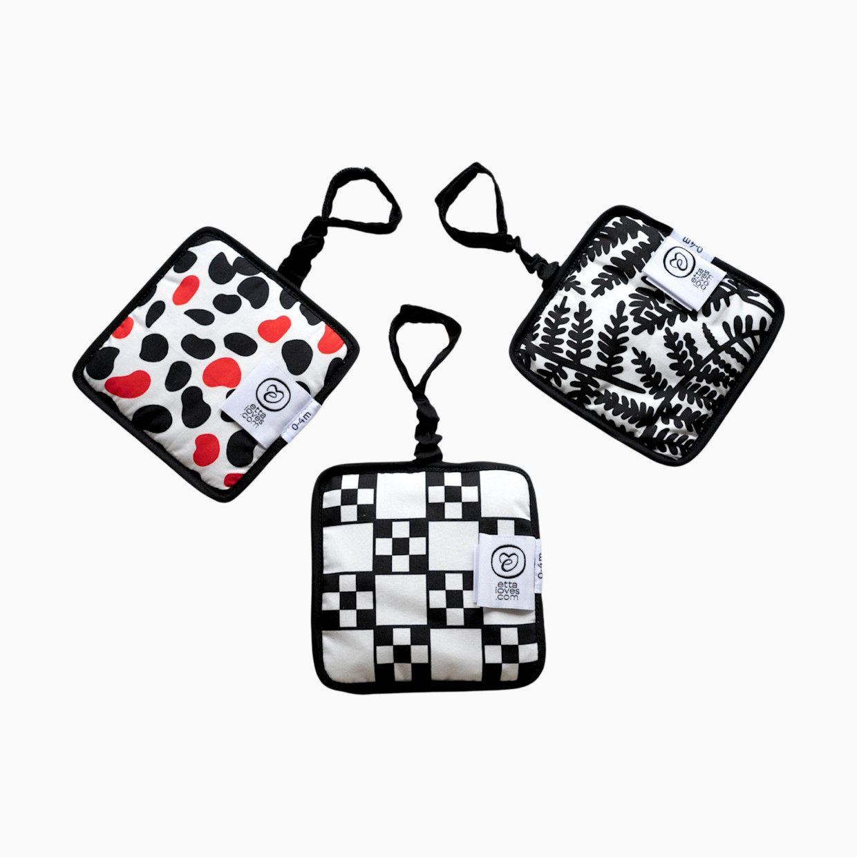 Etta Loves Sensory Hanging Squares - Plant.